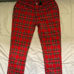 plaid pants